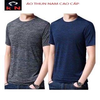 áo thun nam xám bạc co giãn vải xịn thời trang phong cánh cá tính