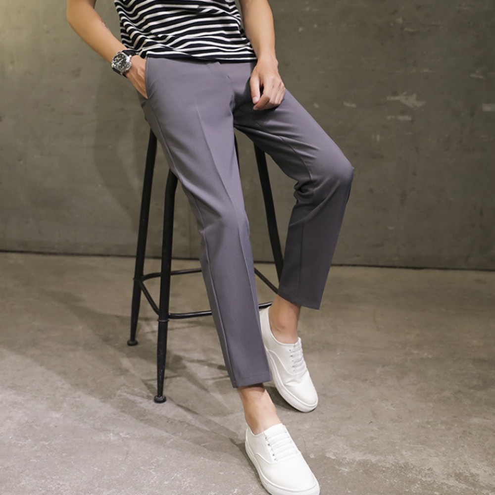 Quần Tây Công Sở Dáng Baggy Quần Âu Chinos Nam Thanh Lịch Khoá Cài MENFASHION JOGGER NAM 9000066C8