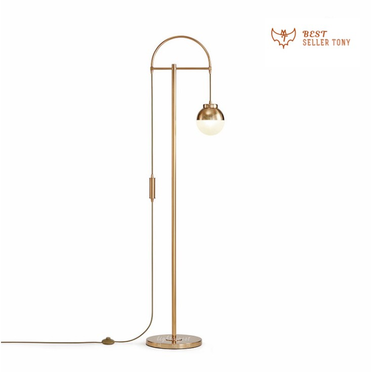 Đèn sàn đứng trang trí nhà cửa VIP GLO-BALL BRASS DELUXE