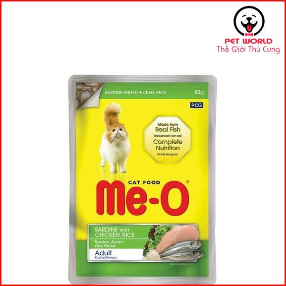 Pate Me-o cho mèo gói 80g - Thức Ăn Dinh Dưỡng Cho Mèo Pate Mèo 5 vị Thái Lan