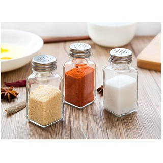Hũ đựng tiêu, muối thủy tinh