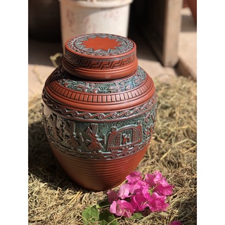 Chum gạo, vò rượu, chum sành đựng gạo, chum ngâm rượu gốm sứ Bát Tràng men hỏa biến