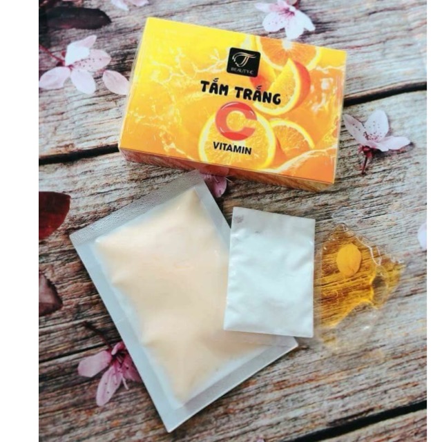 Tắm trắng cam vitamin C