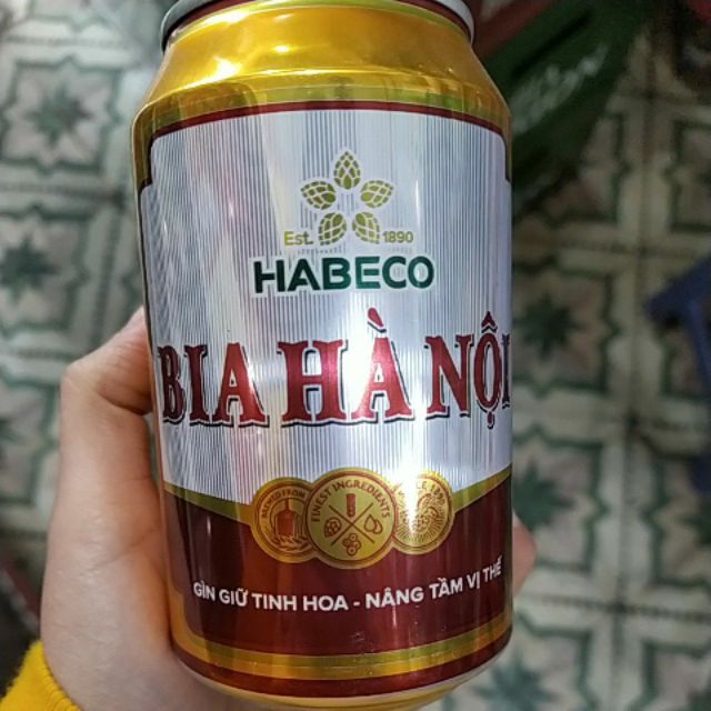 {Lẻ} Bia Hà Nội HABECO lon 330ml