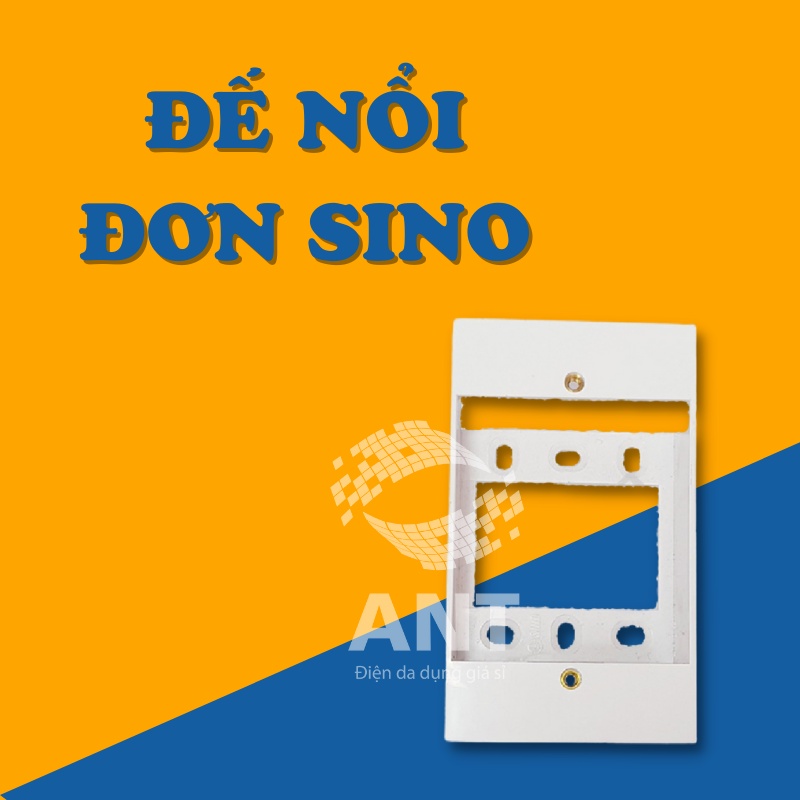 Đế nổi nhựa chữ nhật cao SINO CK157RH (120X70X35)