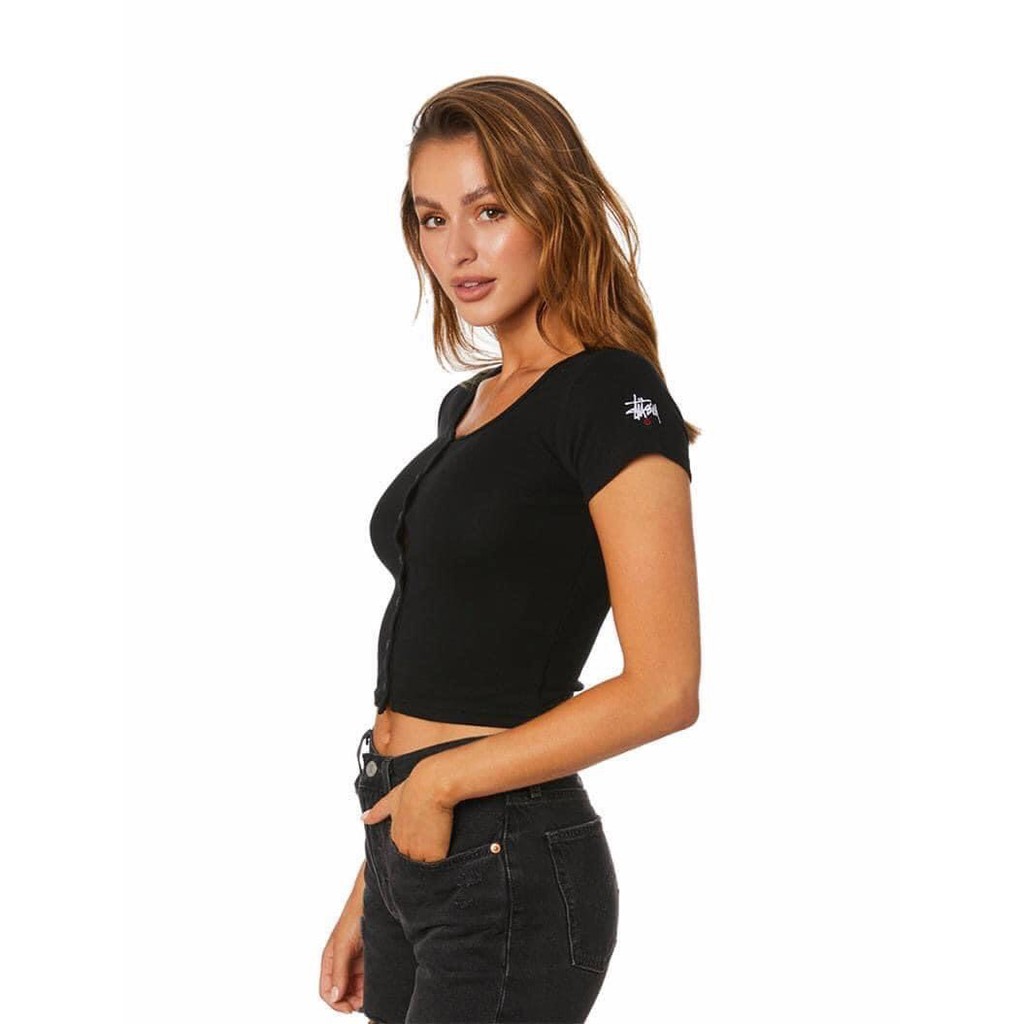 Stussy Knitting Slim Crop top W (chính hãng)