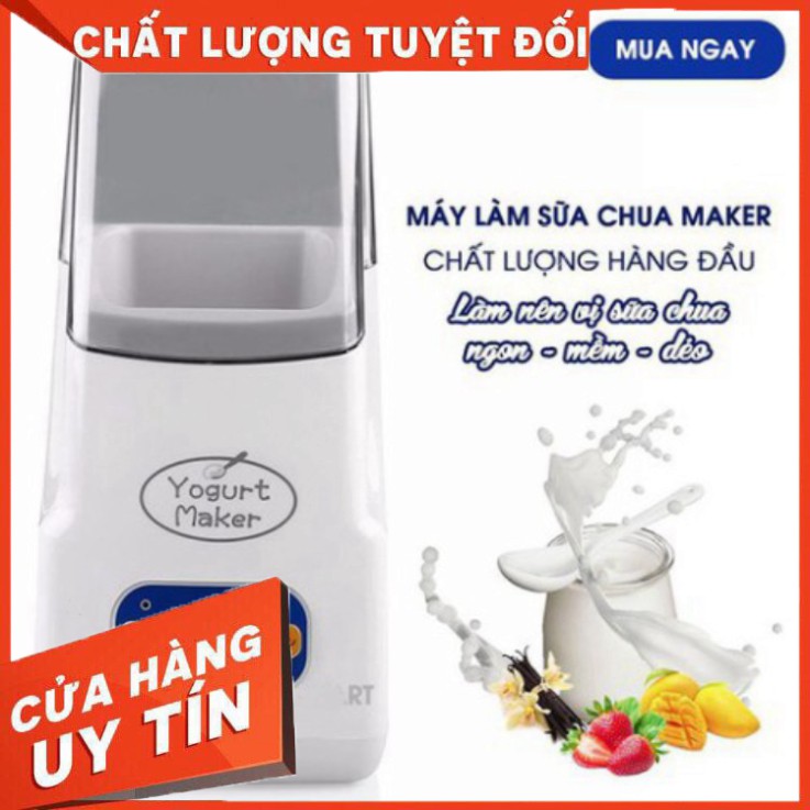 Máy Làm Sữa Chua Nhật Bản Tại Nhà Yogurt Maker, 3 Nút Tự Động Công Nghệ Mới, Bảo Hành 12 Tháng - VietShop