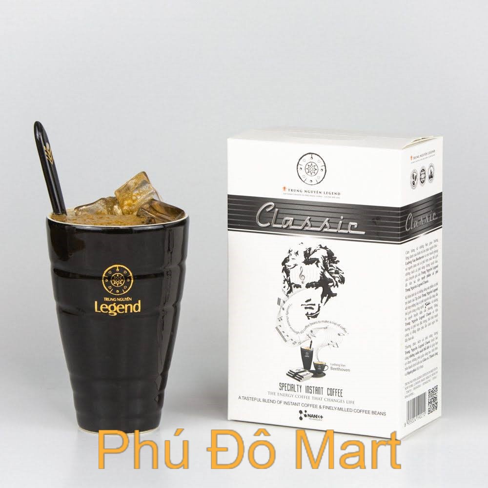 Cà Phê Hòa Tan Legend Classic - Hộp 12 gói/17gr Trung Nguyên