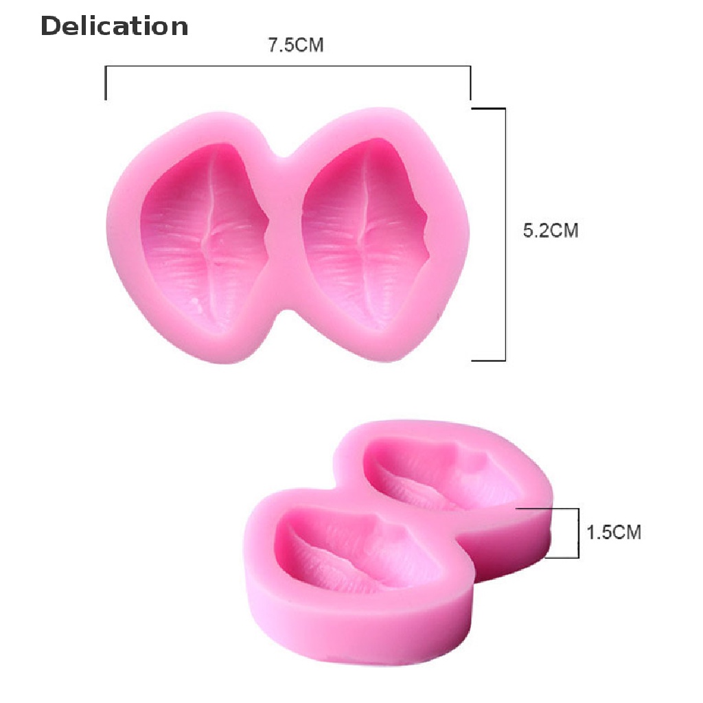 Khuôn Silicone Tạo Hình Đôi Môi Trang Trí