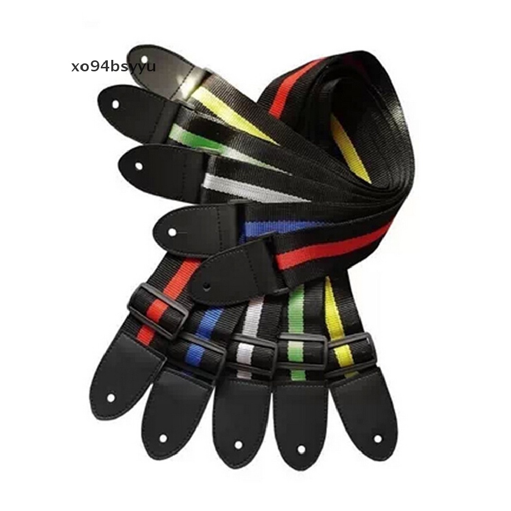 Dây đeo đàn guitar điện/acoustic bằng nylon dễ điều chỉnh thời trang mới 94bsyyu