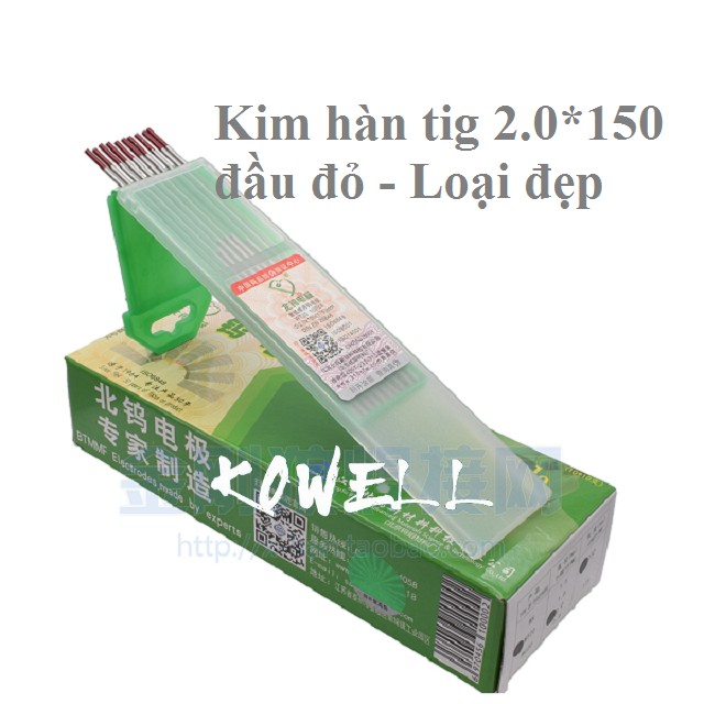 1 cây Kim hàn tig inox , nhôm 1.6-2.0-2.4-3.2 Que hàn tig