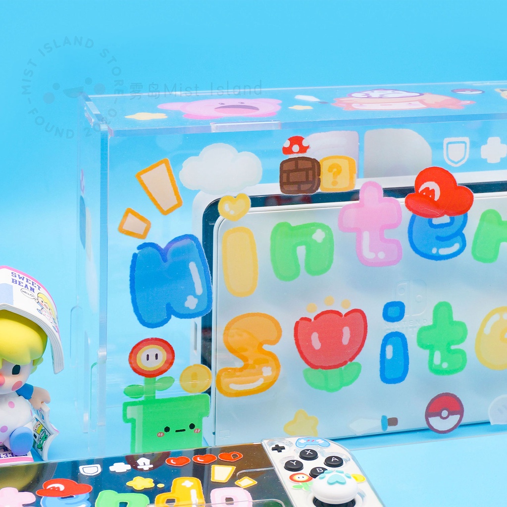 Ốp Nhựa Acrylic Chống Bụi Cho Máy Chơi Game Nintendo Switch