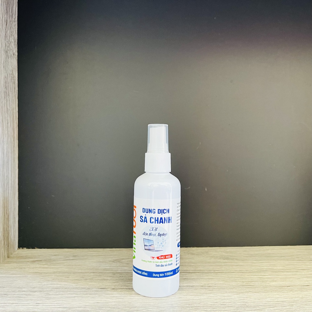 Xịt khử mùi, tinh dầu xịt khử mùi chanh sả xịt thơm khử mùi phòng lạnh - Vina Tươi - 100ml