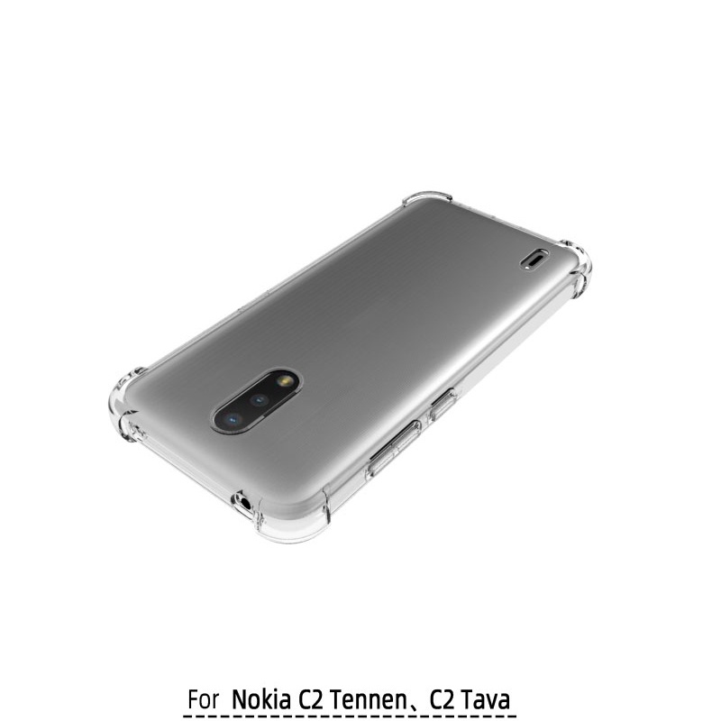Bao Da Điện Thoại Trong Suốt Chống Sốc Cho nokia x10 x20 c1 c2 nokia x5 x6 5.1 6.1 plus Ốp
