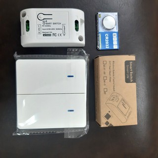 Công tắc điều khiển từ xa 2 cổng dán tường