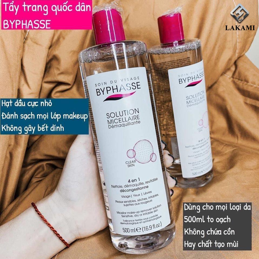 Nước tẩy trang Byphasse Solution Micallaire Face của Tây Ban Nha