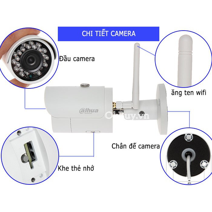 Camera IP Dahua DH-IPC-HFW1320SP-W (3MP)- Hàng chính hãng