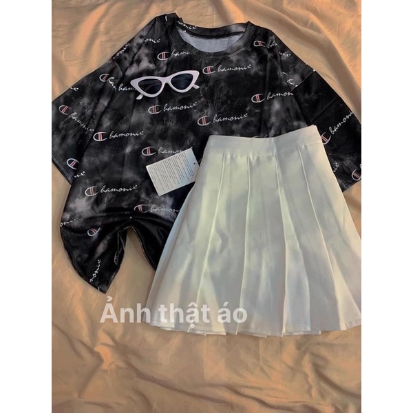 Áo Thun Loang Chữ Unisex  🎁 Áo Phông Loag Ulzzang Form Rộng Tay Lỡ Nam Nữ SIÊU ĐẸP