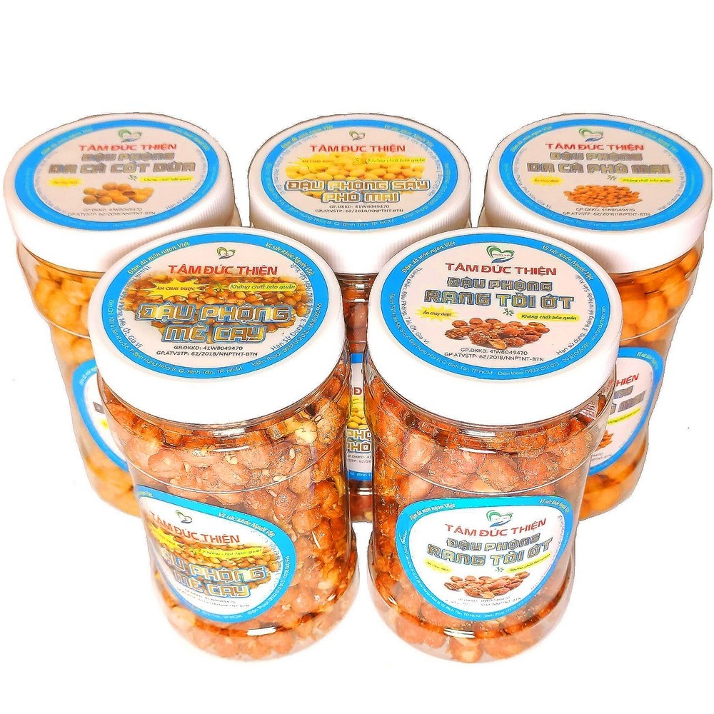 Combo 5 Hũ Đậu Phộng Ngũ Vị Tâm Đức Thiện | BigBuy360 - bigbuy360.vn