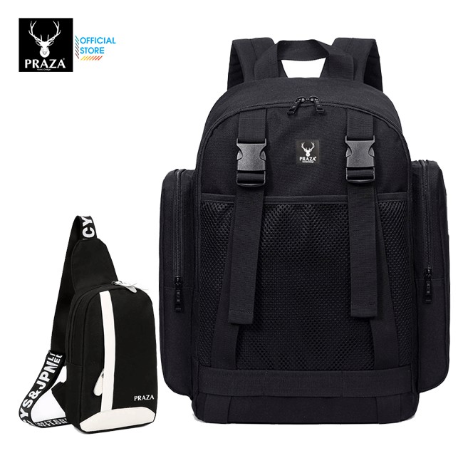 Combo Balo Campus Thời Trang Du Lịch &amp; Túi Đeo Messenger PRAZA BL170DC090