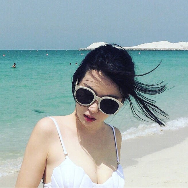 Kính mát nam nữ đẹp giá rẻ gọng tròn chống tia UV phong cách Ulzzang đi biển PUKIXI 010