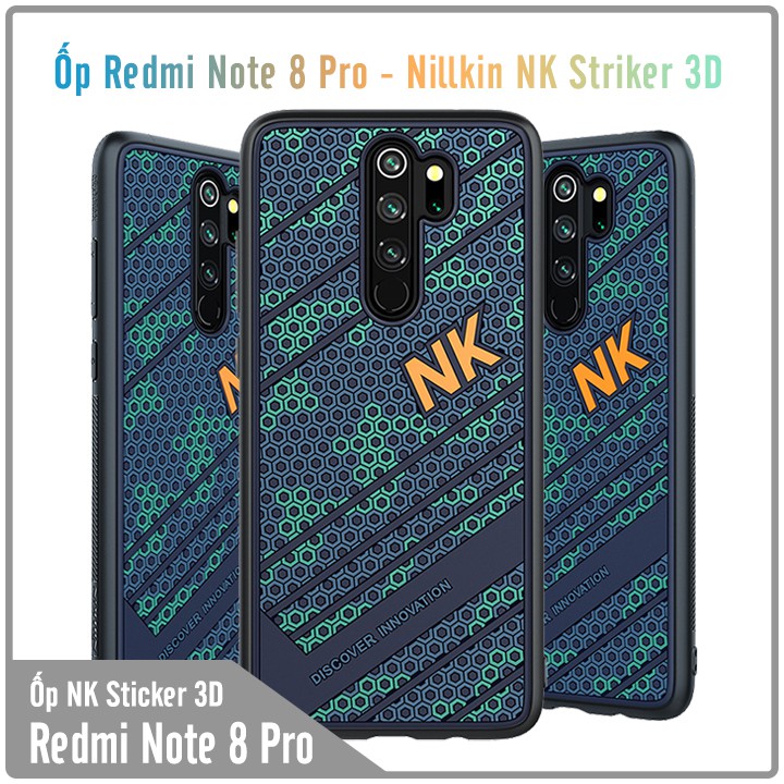 Ốp lưng Xiaomi Redmi Note 8 Pro Nillkin NK Sticker 3D