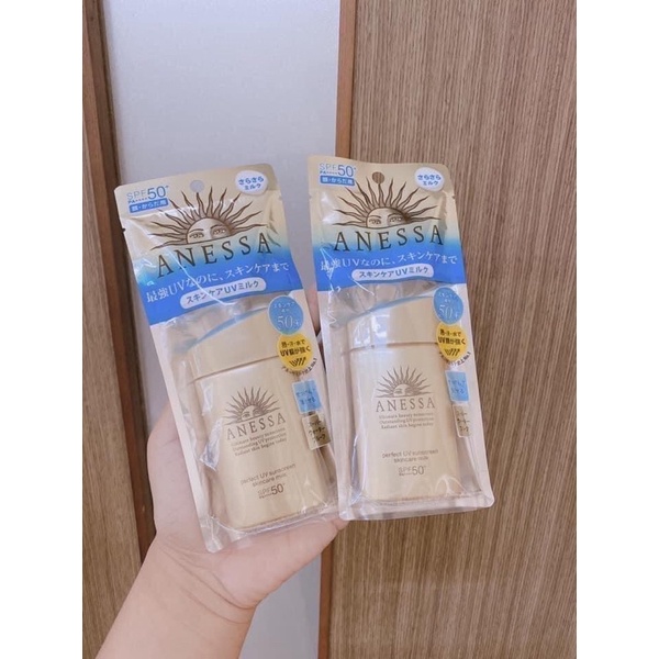 [Hàng _ Nhật_ Chuẩn]  Kem chống nắng Anessa Perfect UV Sunscreen Skincare Milk 60ml [Hàng-Chuẩn-Auth] [Mô-Mô-Shop]