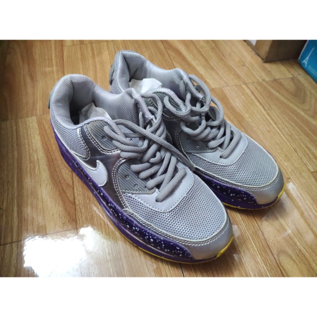 Giày nike air tím bạc