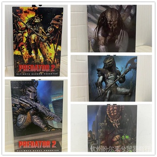 ✨hàng có sẵn✨mô hình đồ chơi nhân vật neca predator p2 yaha warriors scout flower crab 23.3cm