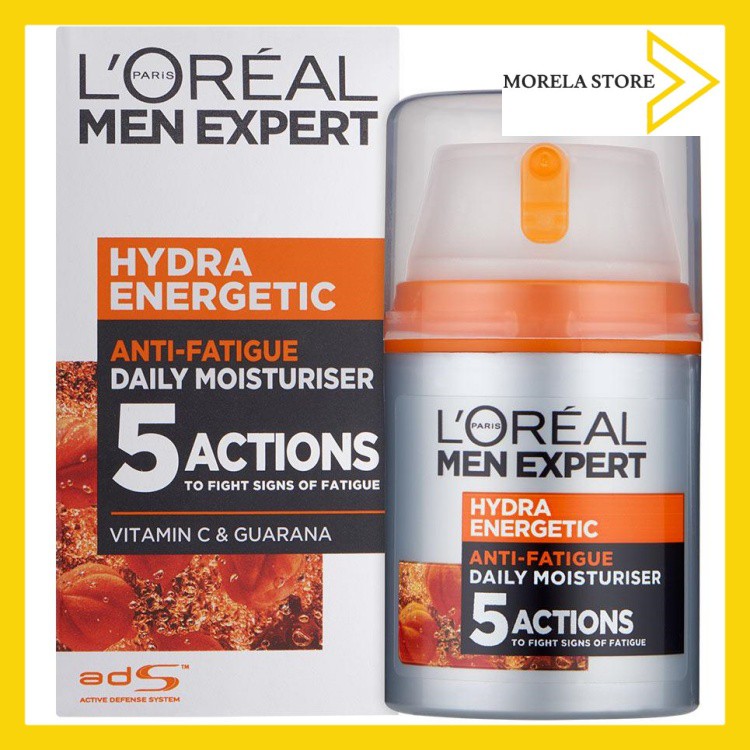 Kem dưỡng ẩm 5 tác động chống mệt mỏi L'Oreal Men Expert Hydra Energetic, Anti-Fatigue Moisturiser