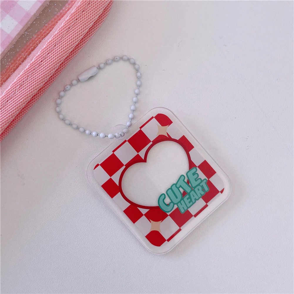 Ví Đựng Thẻ Bằng Acrylic Trong Suốt In Hình Khung Ảnh Hoạt Hình