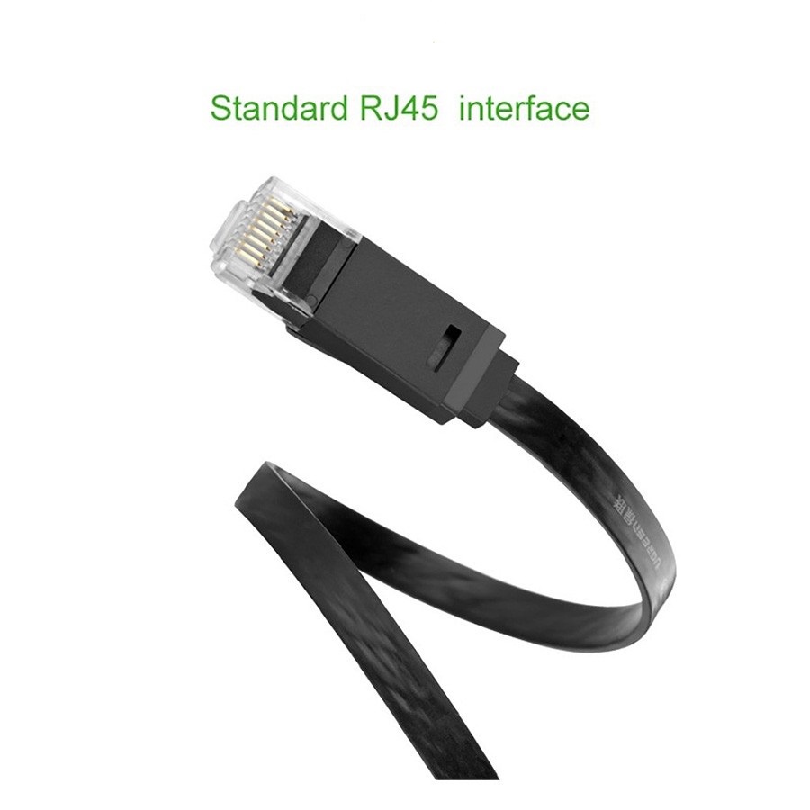 Dây cáp mạng Cat6 RJ45 dẹt Dài 0,5m 1m Cao Cấp UGREEN 50183 50184