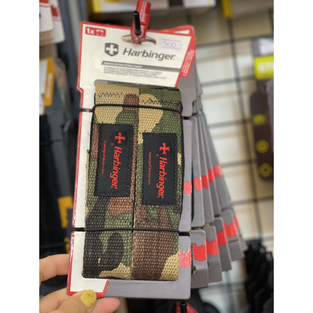 Dây Kéo Lưng Tập Gym Harbinger Padded Cotton Camo