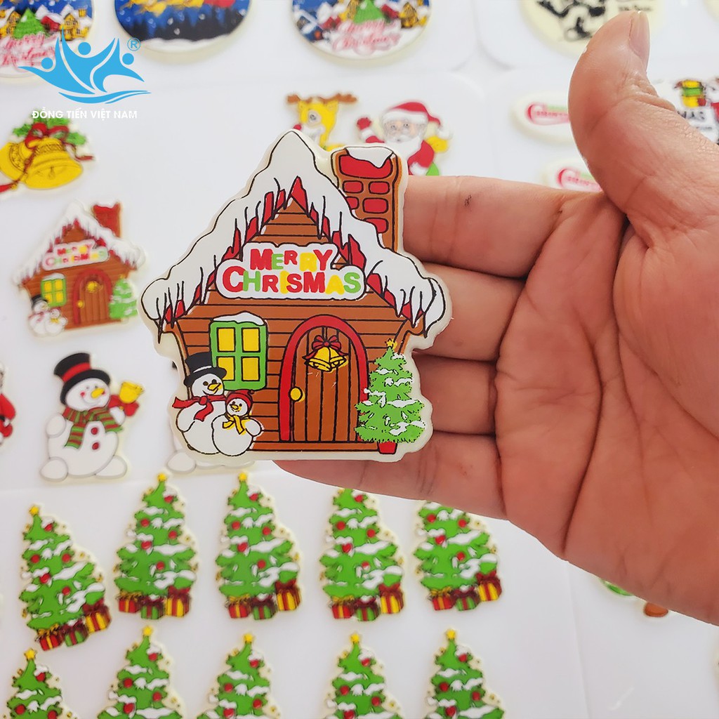 Khuôn Socola Noel Ngôi Nhà,Tuần Lộc CIL14  - Khuôn socola trang trí giáng sinh - Đồng Tiến Việt Nam