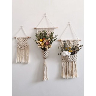 [Giá ưu đãi] Mành Treo Rèm Treo Tường Macrame Mini Trang Trí Dacor Nhà Cửa