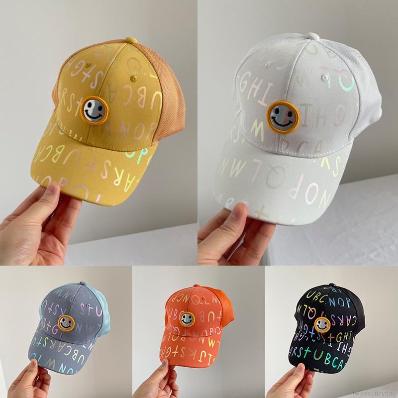 Mũ lưỡi trai phối lưới thời trang mùa hè cho bé