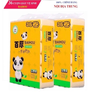 Giấy vệ sinh gấu trúc baibou 36 cuộn giá cực rẻ