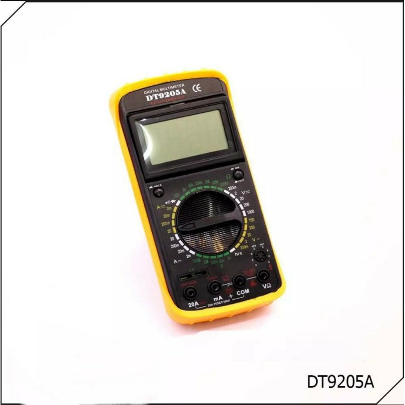 Đồng hồ đo điện vạn năng VOM DT-9205A ( Kèm Pin+ Dây Đo ) Cao Cấp