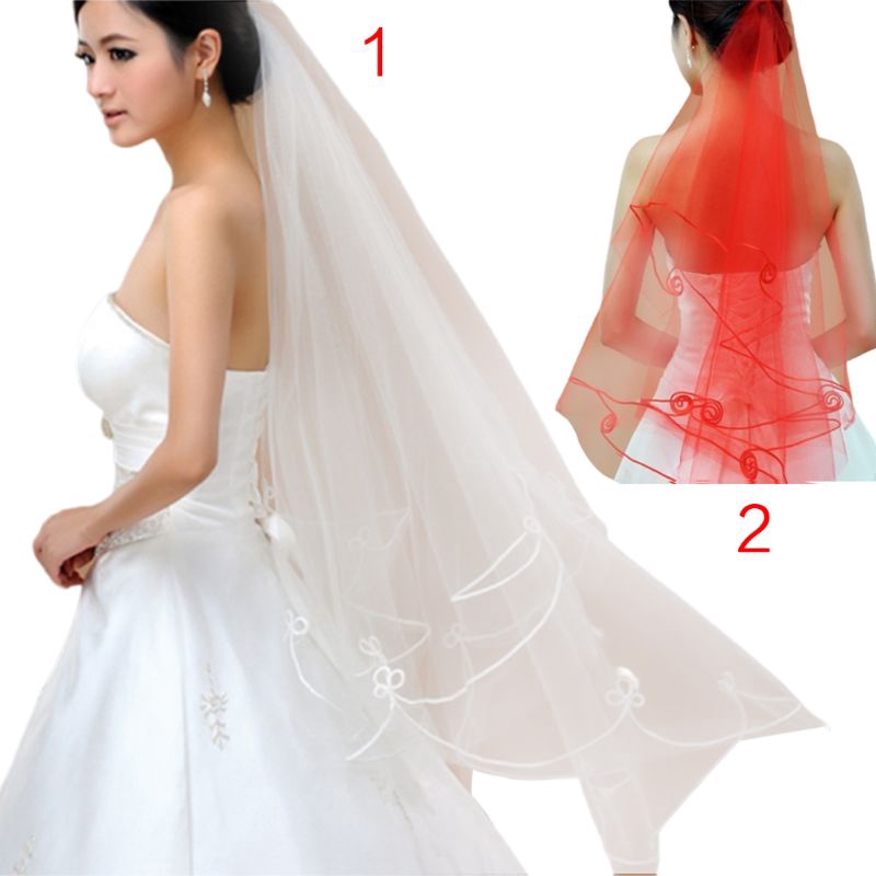 Khăn đội đầu cô dâu cao cấp sang trọng 1.5m