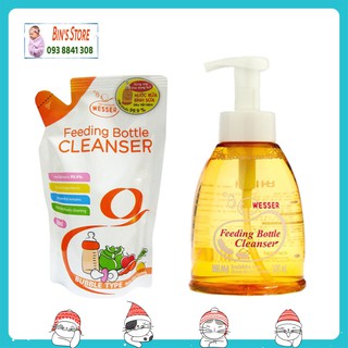 Nước rửa bình sữa Wesser 500ml