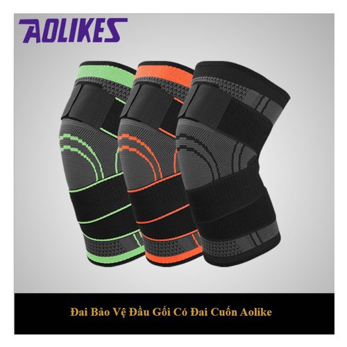 Bó Gối Dây Quấn Kép Bóng Đá, Cầu Lông, Chạy Bộ Chính Hãng Aolikes-7720