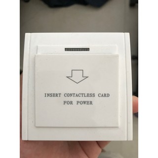 Công tắc thẻ từ tiết kiệm điện RFID mifare 13,56 mhz  công suất cao 40A dùng trong khách sạn, homestay