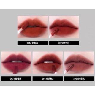 set 5 cây son tone đỏ lạnh