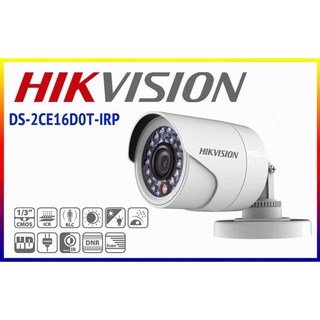 Camera 2.0 HDTVI 2MP HIKVISION DS 2CE16DOT IRP