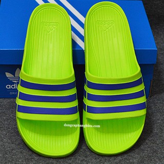 Dép Adidas chính hãng xanh lá xanh dương
