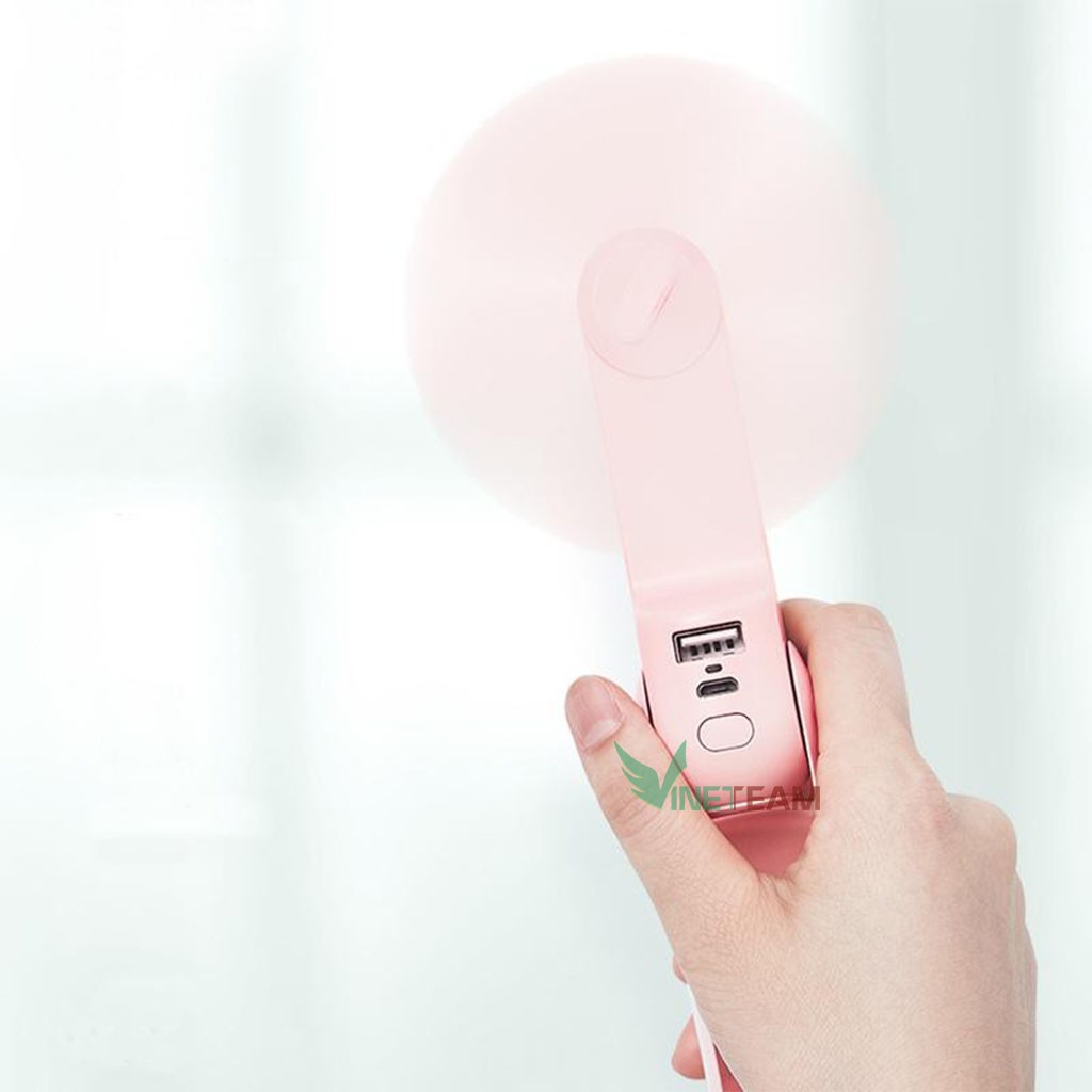 Quạt mini cầm tay đa năng hình gấu Bear kiêm đèn pin - sạc dự phòng tiện dụng F8 -dc4036 | BigBuy360 - bigbuy360.vn