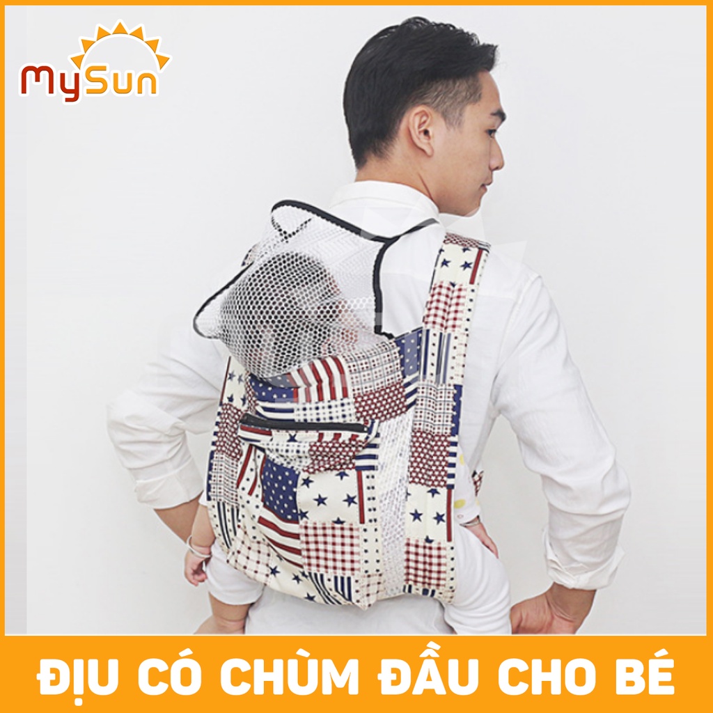 Đai địu vải cho em bé sơ sinh trẻ em 3 - ảnh sản phẩm 5