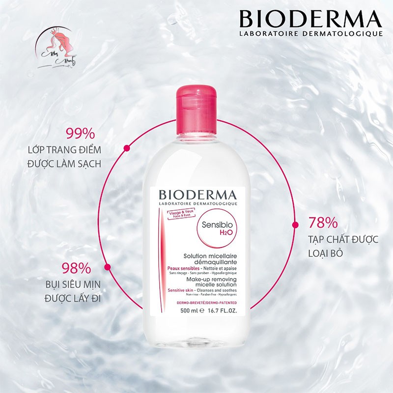 Tẩy Trang Bioderma Crealine H2O Slotion Micellaire