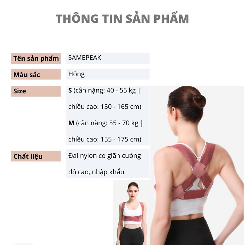 Đai chữa gù lưng vô hình chung cho nam và nữ có thể chỉnh sửa tư thế hiệu quả