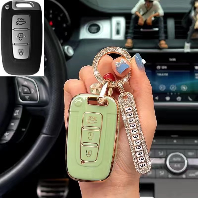 Ốp Bảo Vệ Chìa Khóa Xe Hơi Thiết Kế Sang Trọng Cho Kia RIO RIO Rio5 Cerato Sorento K3 K4 K5 KX3 Optima Picanto Forte